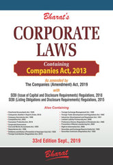 Bharat's Corporate Laws containing Companies Act, 2013 (Pocket Edition)